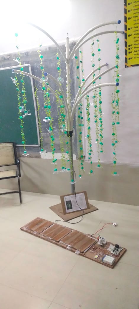 WASTE MATERIAL TREE BY ELECTRICAL DEPT.